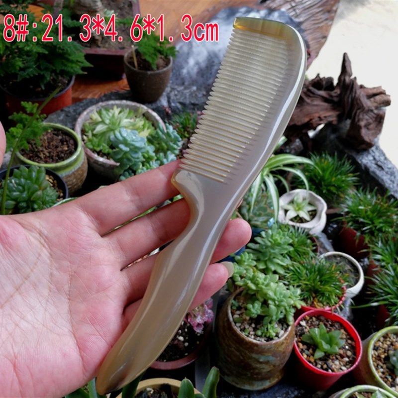 天然压 牛角梳子水大号加厚免白 防脱发白发静电 贵州千户苗寨