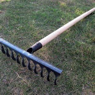 钉耙落叶耙农用园林 松土耙子铁耙 新款 猪八戒九齿钉耙农具草耙子