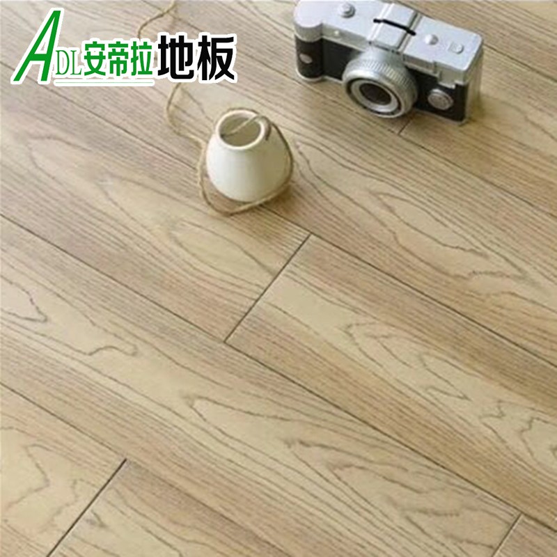 纯实木A板番龙厂原木地级橡木纹眼家直销卧室家用地热冷色系灰色