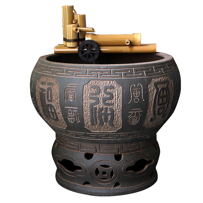 精品缸瓷大陶土陶缸特大庭院水缸招财大鱼缸睡莲盆缸号雕刻