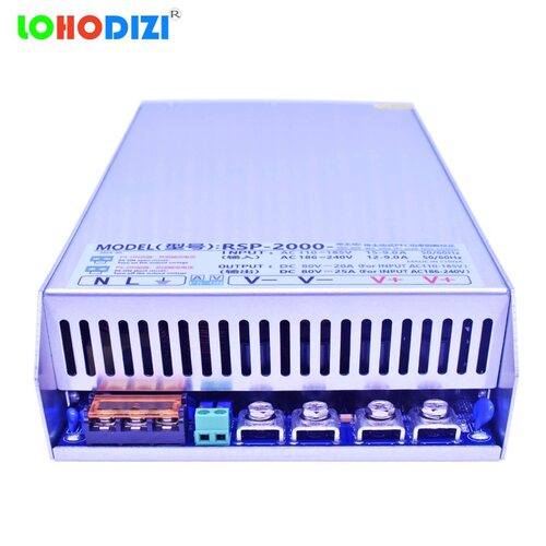 宽压带PFC大功率直流48V2000W24V36V60V72V110V150V2000W开关电源