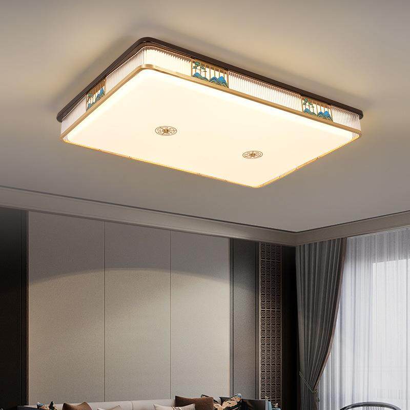 新中式吸顶灯2025新款客厅灯大厅灯LED卧室餐厅书房灯具厂家生产