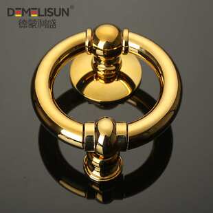 丽旺五金意大利风格装甲门铜门欧式敲门器金色 青铜色 敲门环