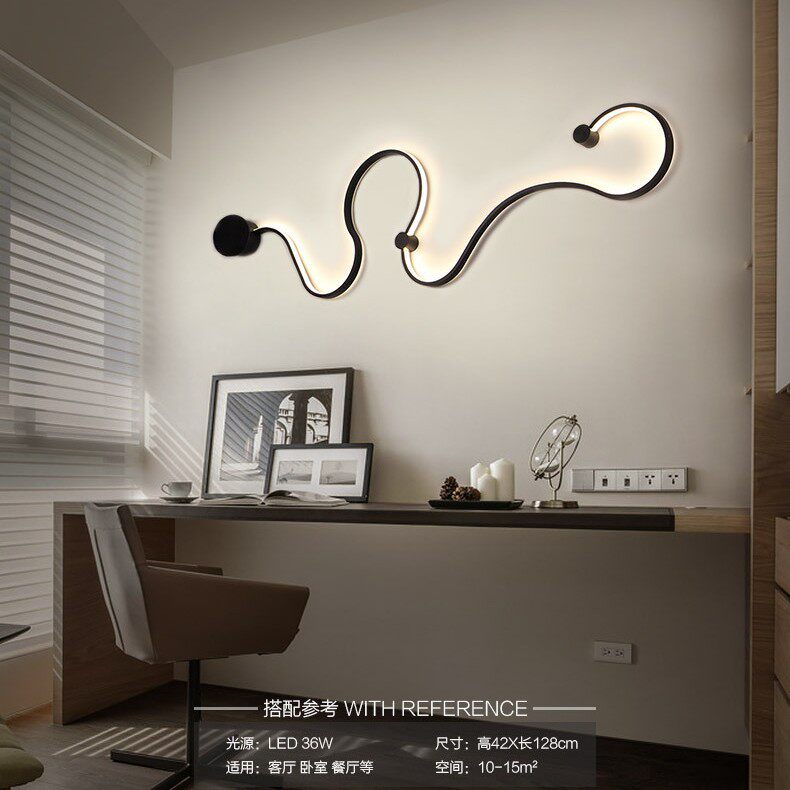 壁灯led 床头灯北欧创意卧室灯墙壁灯客厅走廊灯具灯饰 LED过道灯