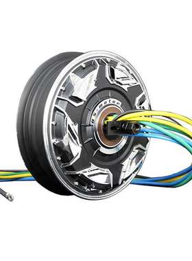 QSMOTOR全顺电机12寸3000W40H五代V5WP电机48-96V电摩电动车电机