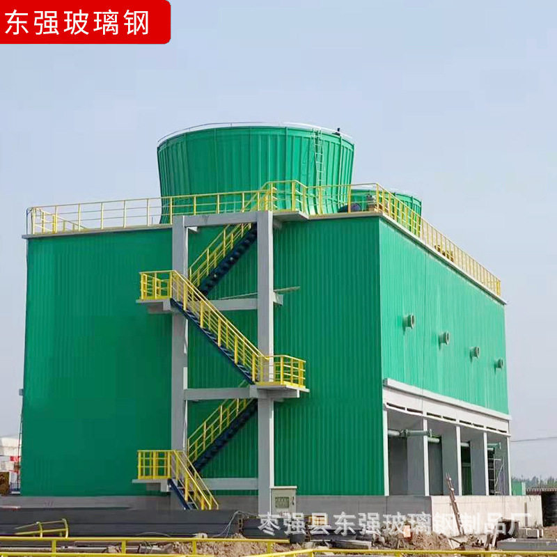 玻璃钢方形凉水塔 逆流式高温散热冷却塔 工业商用冷却塔厂家供应