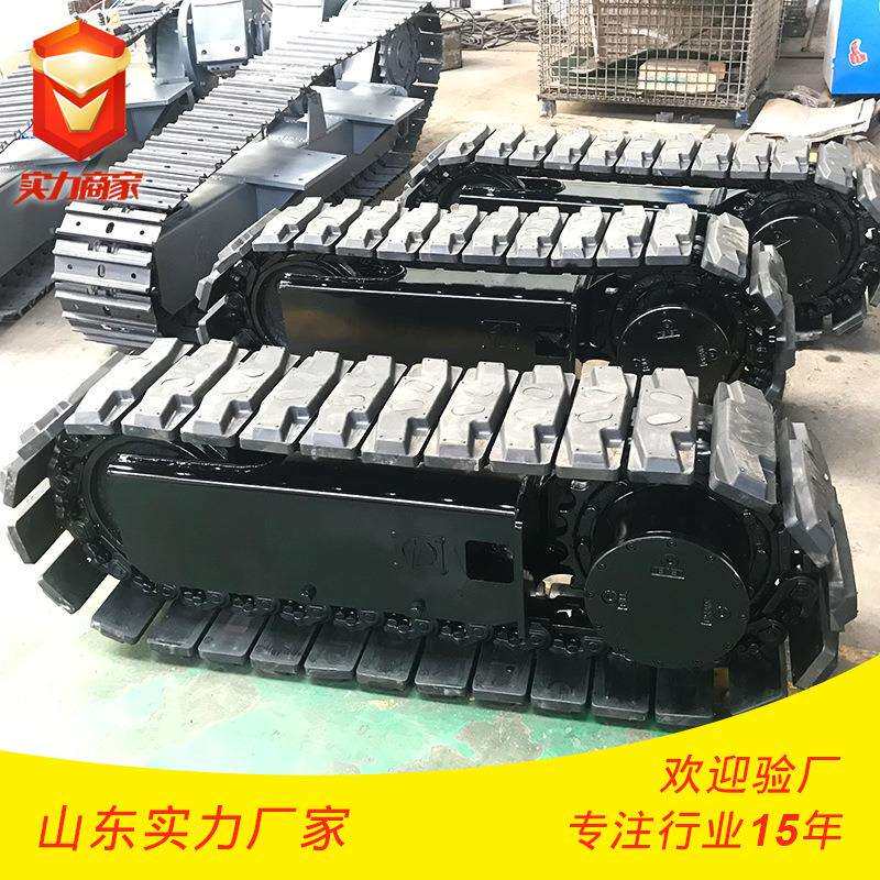 履带底盘机器人摊铺机履带底盘防滑履带运输车工程机械履带底盘