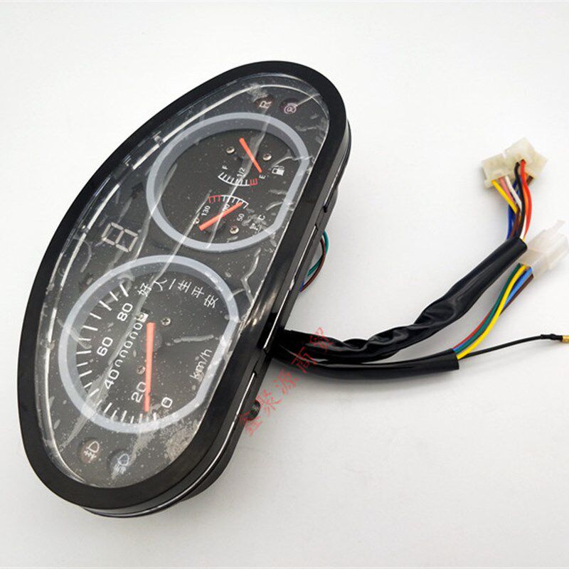 摩托三轮车全蓬包车仪表台仪表水温油位指示档位指示里程表配件