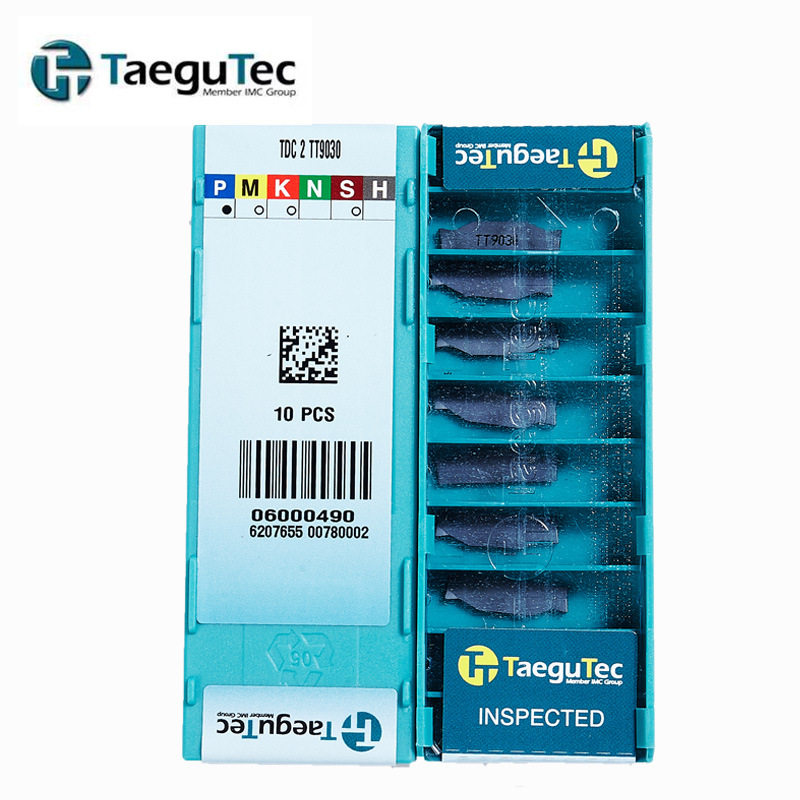 韩国特固克TaeguTec数控槽刀片TDC 2 TT9030切断切槽外圆加工现货