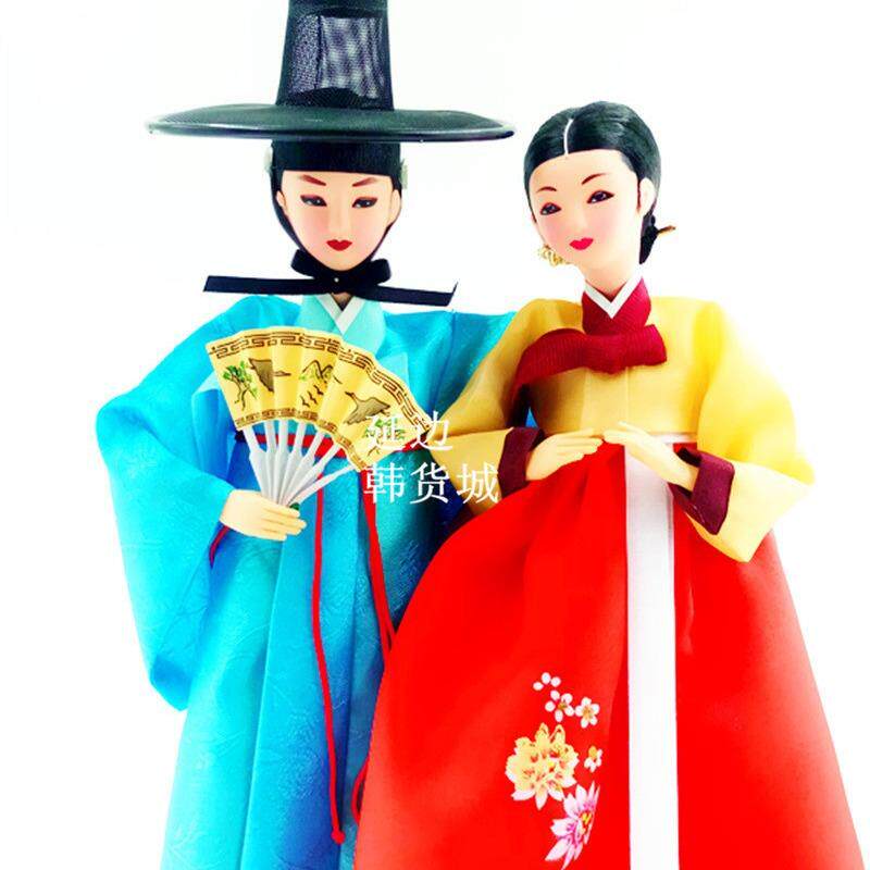 开业装修装饰品韩服人偶娃娃娟人工艺品家居饰品摆件摆设酒柜礼物