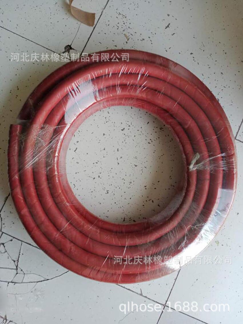 厂家直销蒸汽夹布黑色红色耐高温耐油胶管回油管夹布胶管