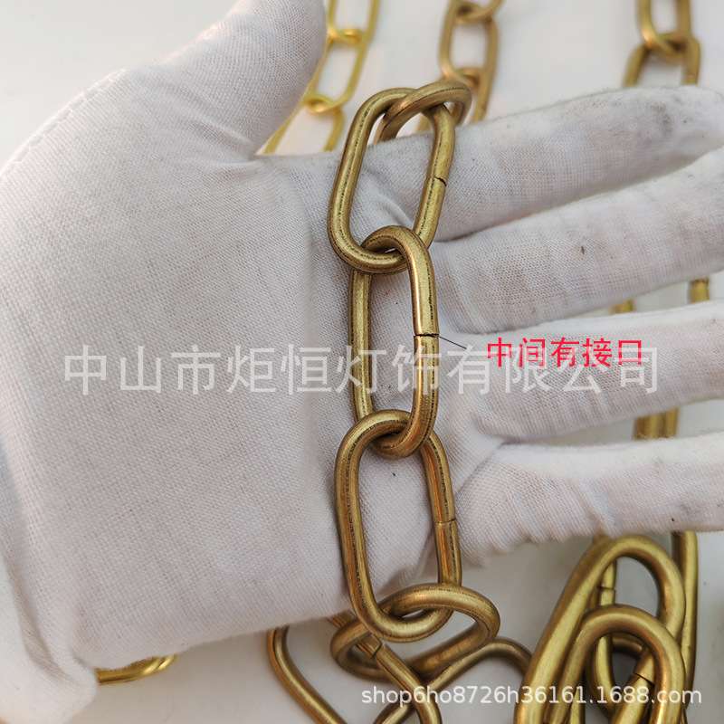 纯铜全铜吊链防锈大型水晶吊灯螺口吊环酒店灯饰灯具配件