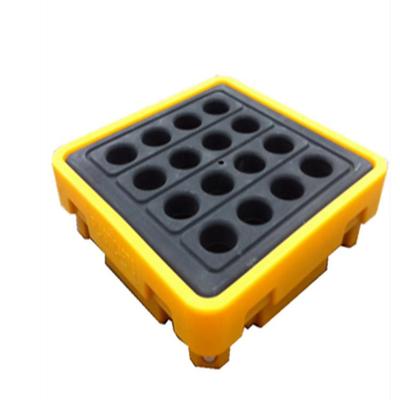 单桶防渗漏托盘双桶化学品盛漏托盘四桶塑料防泄漏托盘厂家