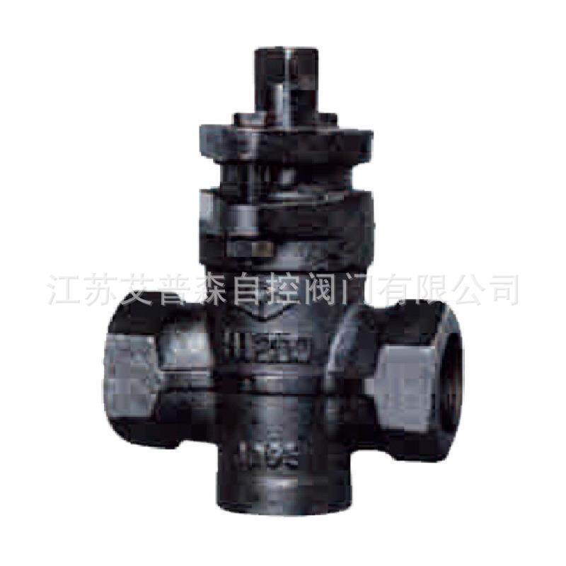 手动式铸铁二通内螺纹丝扣蒸汽煤气自来水管道旋塞阀X13W-10