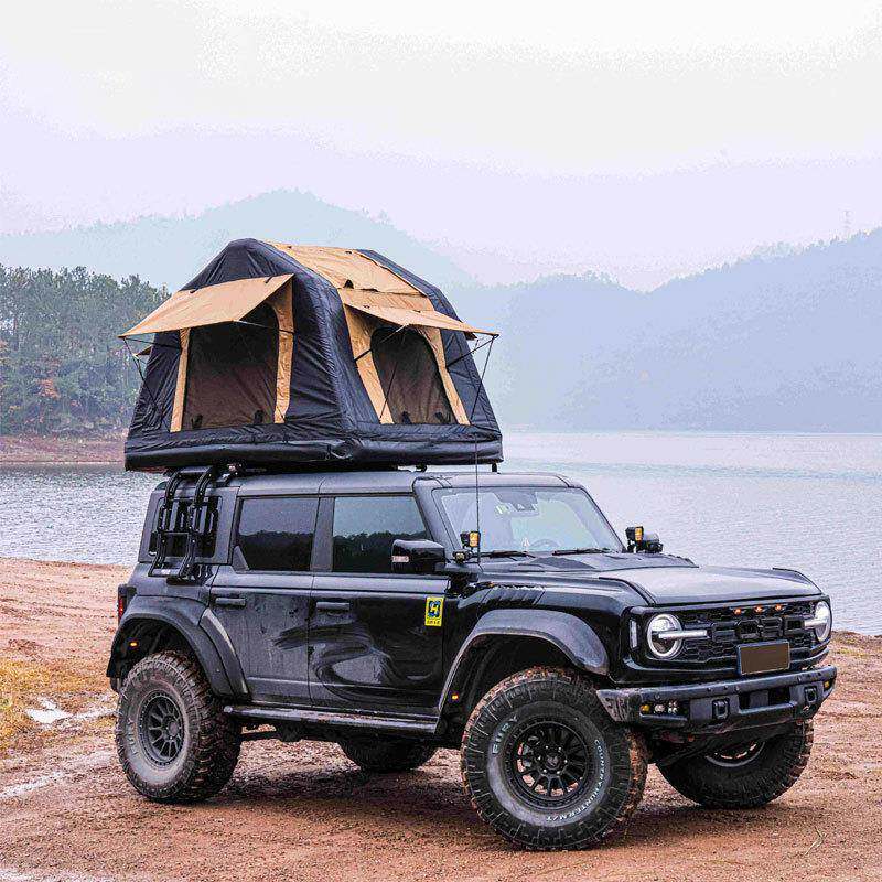 TRD户外露营充气车顶帐篷SUV越野自驾游汽车露营可收纳车载帐篷