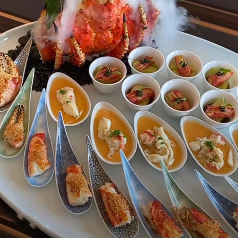 意境菜分子料理摆盘金边勺子西餐厅会所餐具创意新菜陶瓷异形小碟