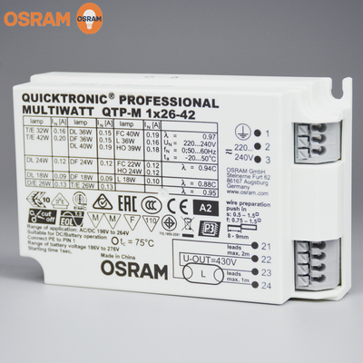 OSRAM欧司朗QTP-M 1*26-42W四针32W42W插拔管电子镇流器2*26-32W