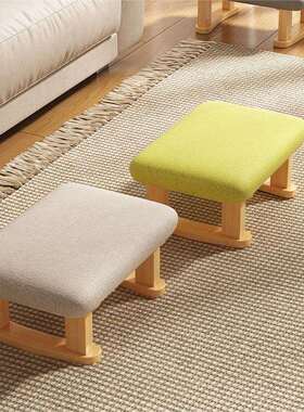 J^实木踮脚凳子防翘腿办公室脚托宿舍脚凳脚踏板儿童墩