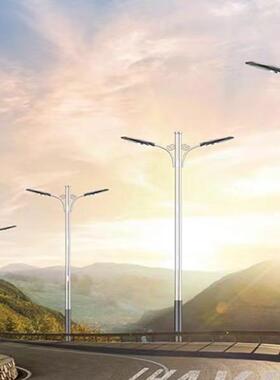 市电路灯道路超亮防水led路灯户外灯220v6米路灯杆全套直杆路灯头