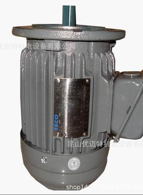 台弯原装东元AEEF3-112M5HP4P380V3.7KW三相立式卧式刹车电机马达