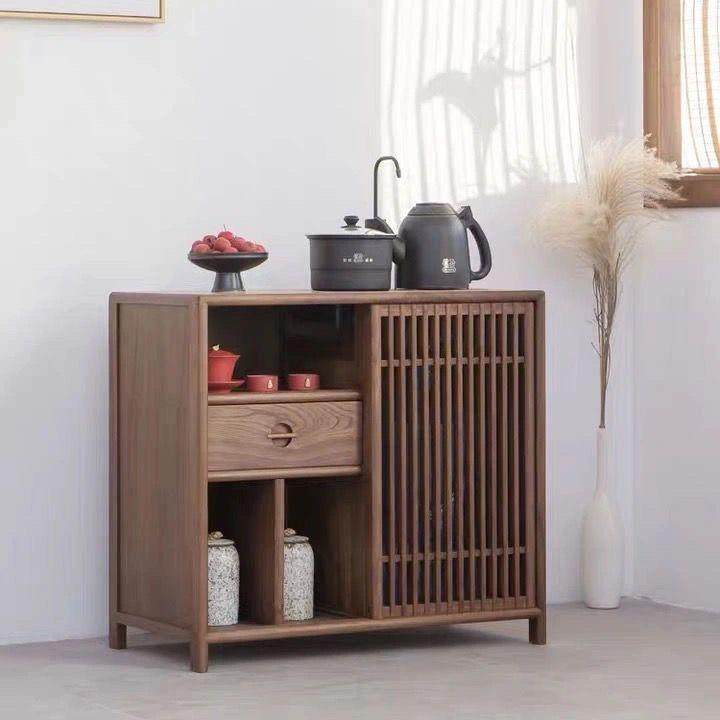 新中式实木茶水柜烧水柜榆木胡桃色现代简约客厅茶边柜茶台小柜子,模玩/动漫/周边/娃圈三坑/桌游,模型制作工具/辅料耗材,淘宝优惠券,粉丝福利购,淘宝优惠卷