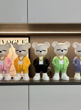 超大号解压暴富熊发财熊酒柜蒸蒸日上开业大吉乔迁新居新家摆件