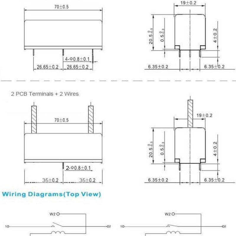 -20KV-A(常开型)24VDC 高压干簧继电器(带引线30CM) 继电器