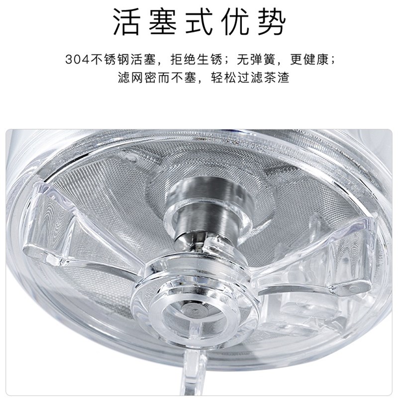 飘逸杯办公室泡茶壶过滤沏茶耐热玻璃玲珑杯子冲茶器家用茶具