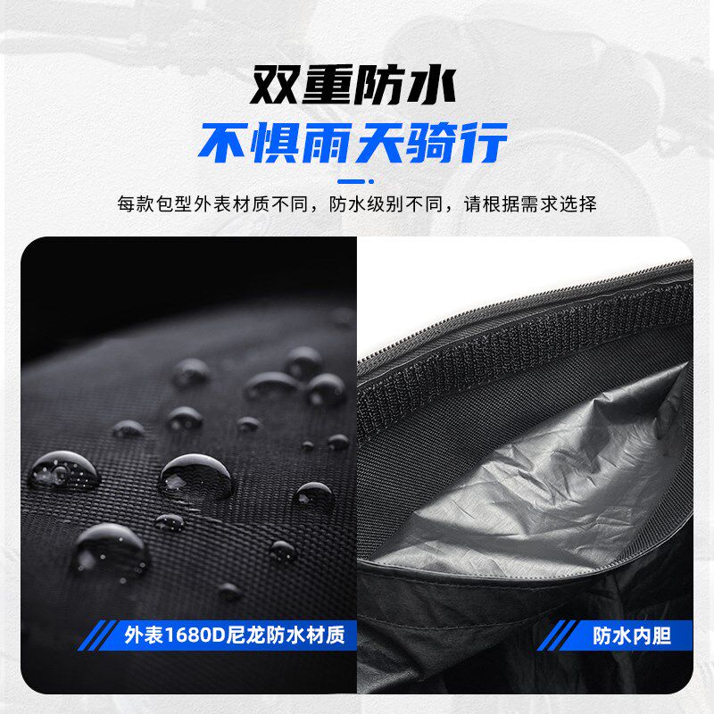 适用春风CLC450单座版改装边包快拆帆布边包防水边包全盔侧包图片