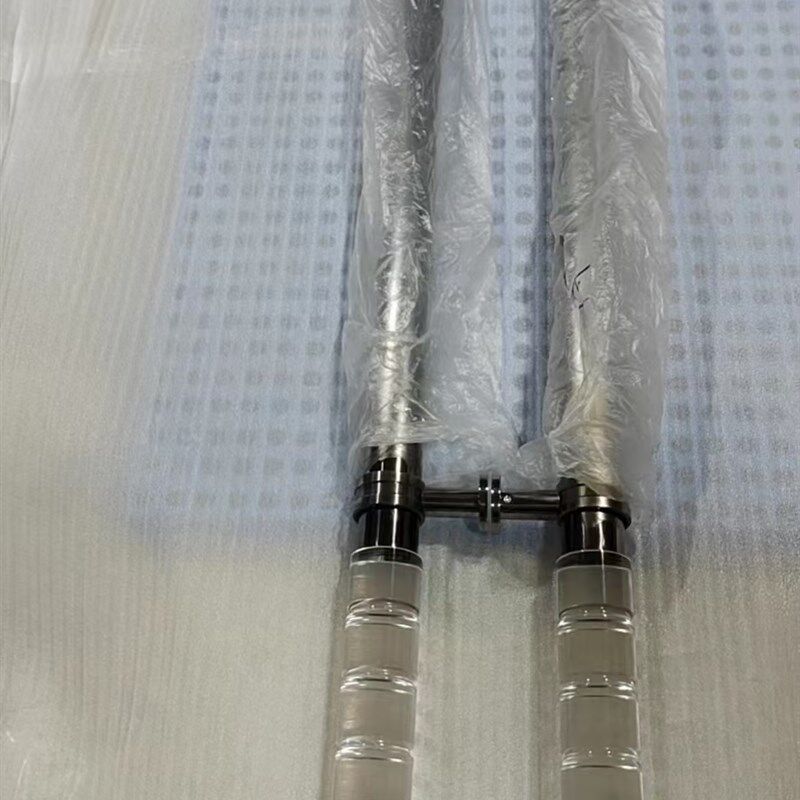 恒大拉手黑色水晶瑰门拉手 玻璃门把手 镀金古铜色不锈钢玫大金