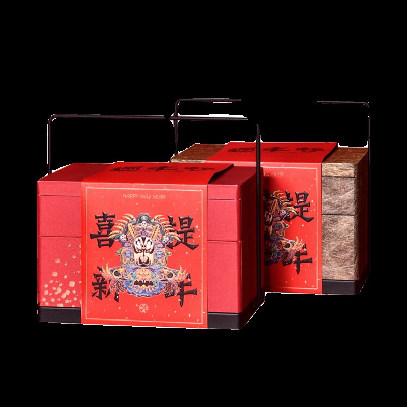 高档春节茶叶罐空礼盒茶茶提装篮茶具套装红茶白包岩茶包装盒定制