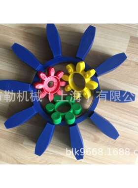 株洲市梅花型联轴器缓冲垫MT6黄色绿色6瓣GB/T5272聚氨酯弹性体