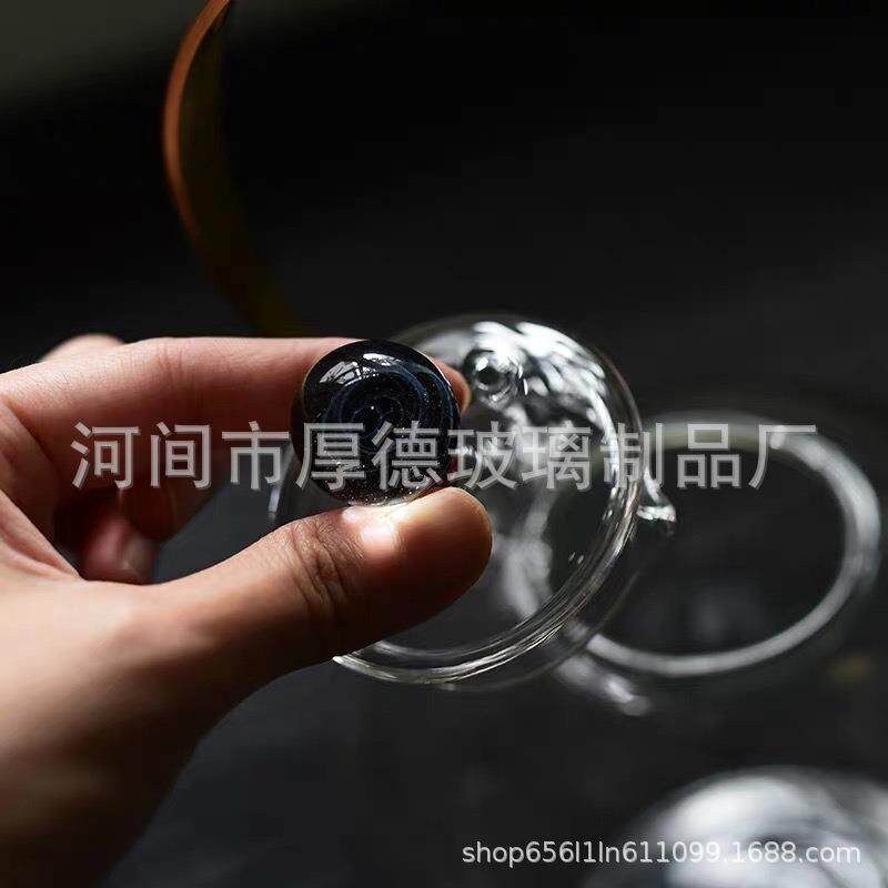 瓘玉星空星辰玻璃壶高硼硅玻璃提梁壶可明火电陶炉家用加厚煮茶壶