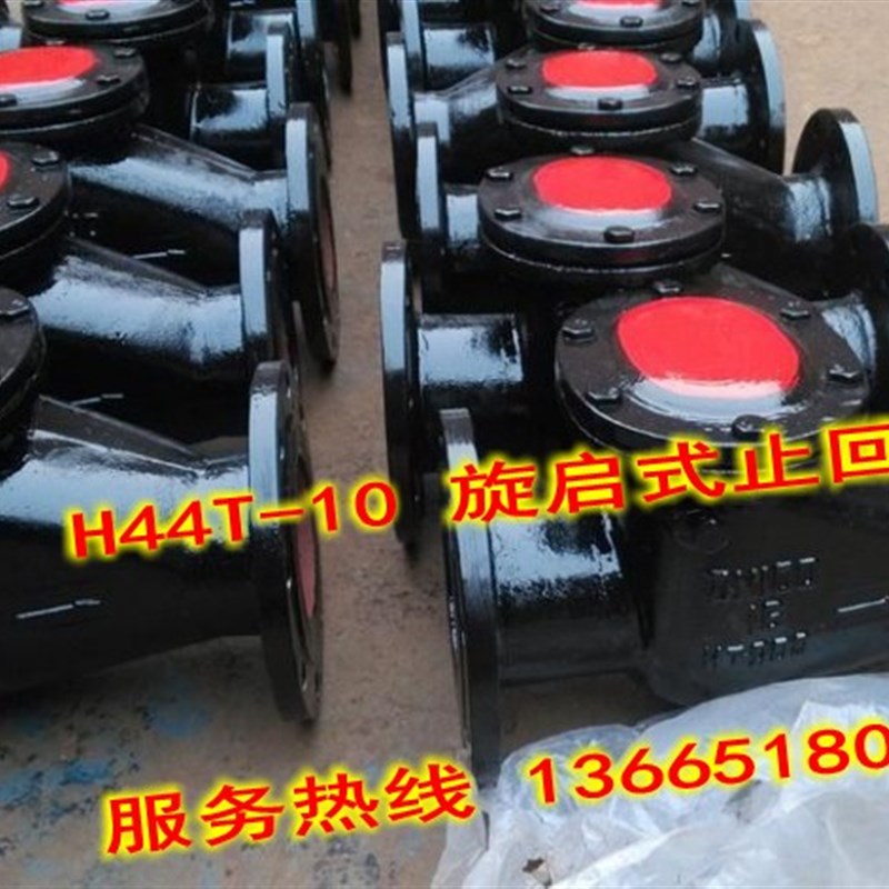 H44T-10 /16铸铁旋启式止回阀 单向阀 法兰止回阀DN40 DN50 DN250