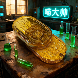 高精度做工版本 Pei暴躁兔律动推牌 糖神兔子叮叮旋转edc解压玩具