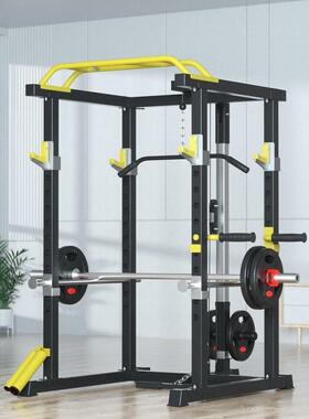 xsz多功能家用全套深蹲架一体龙门架杠铃卧推架室内健身综合训练