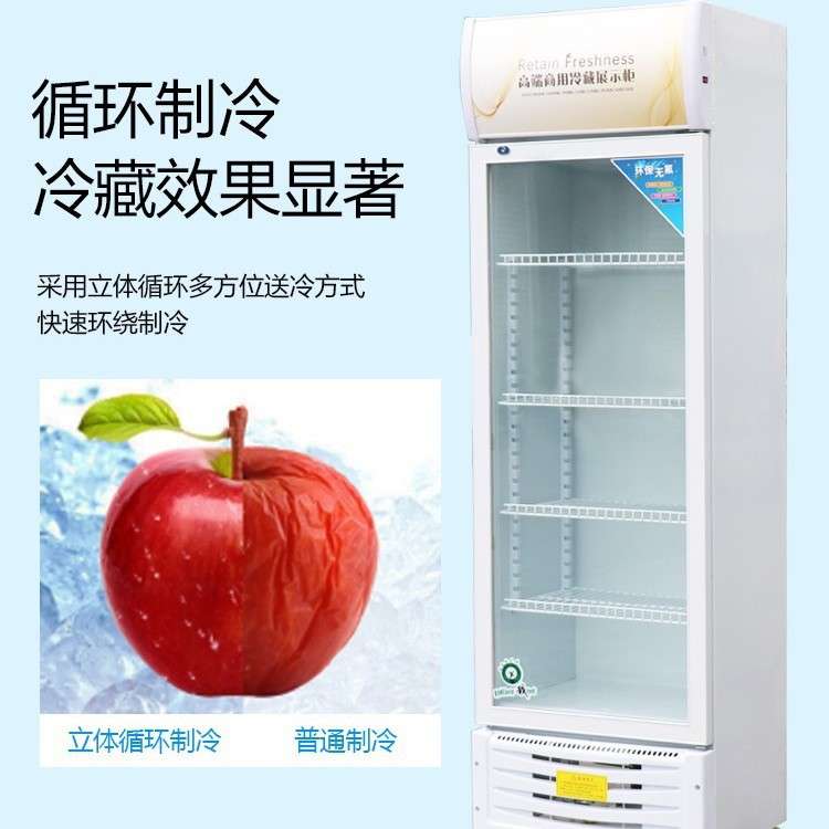 冷藏展示柜立式饮料柜保鲜柜商用冰柜单双门超市冰箱啤酒柜展示柜