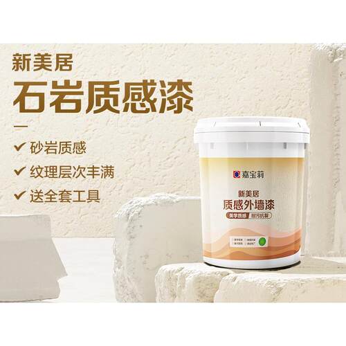 新款石岩质感外墙乳胶漆磨砂墙面肌理漆民宿艺术漆涂料