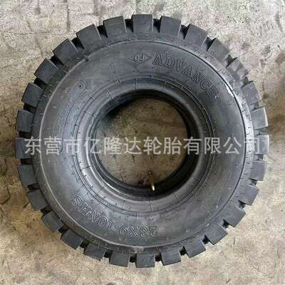 【亿隆达】配套电动叉车轮胎18*7-8实心轮胎23*9-10电叉充气轮胎