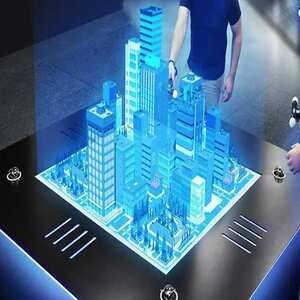3d全息沙盘科技展厅智能沙盘AR交互电子沙盘交通指挥中心建筑