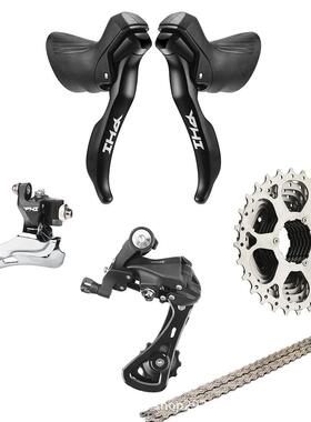 顺泰SENSAH公路车PHI2X10速20速变速器手变前拨后拨飞轮链条盒装