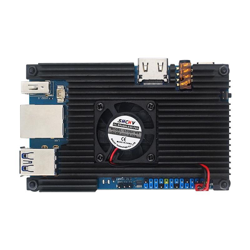 Orange pi 5B外壳香橙派5铝合金散热保护壳散热风扇Orangepi 5b图片