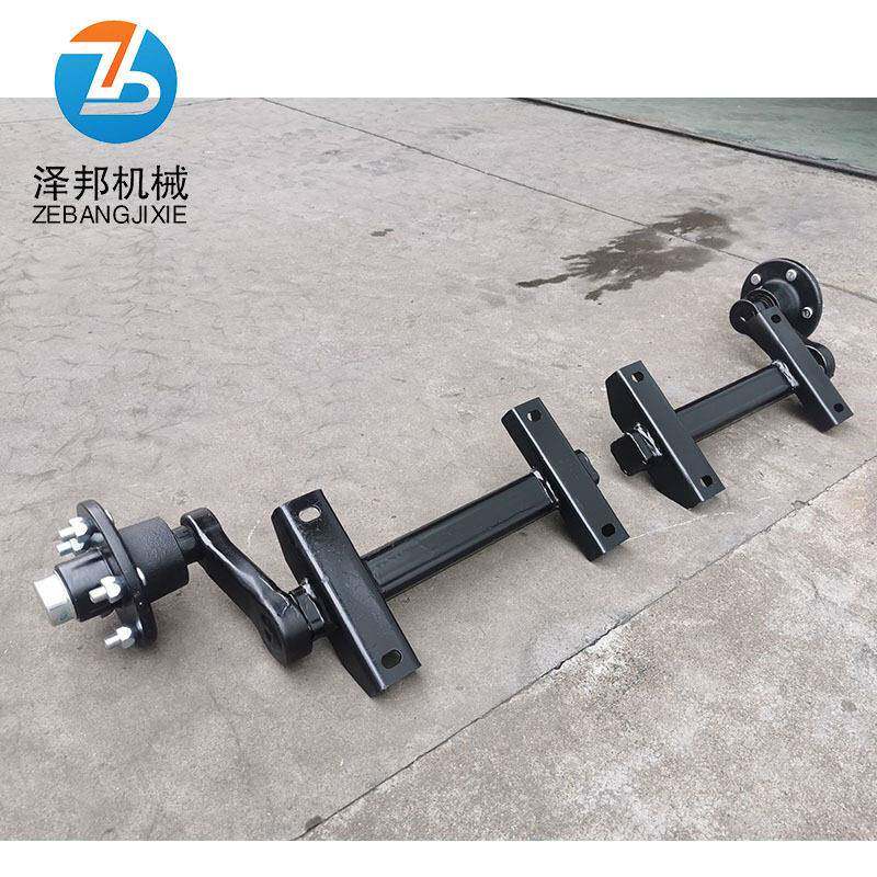 拖车扭力半轴无刹拖车后桥无刹车轴 汽车房车轮毂餐饮车半轴350kg