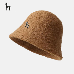 休闲户外保暖 哈吉斯尼森秋冬女毛绒盆帽韩版 官网正品