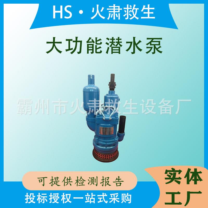 便捷式防爆排污泵气动隔膜泵 液压齿轮马达传动机械式风动潜水泵