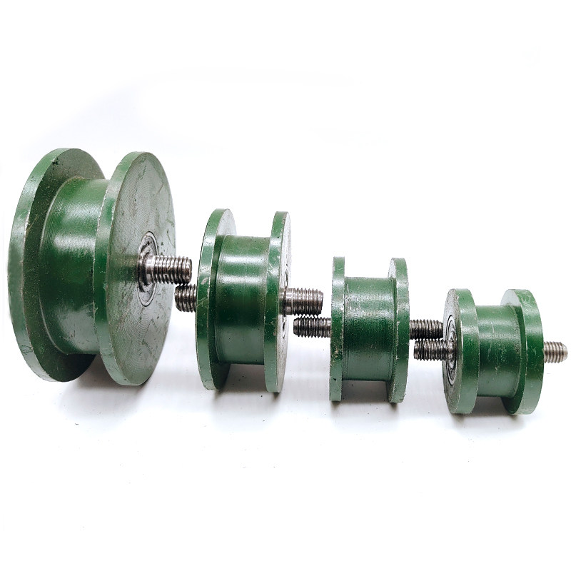 轨道轮子槽轮V型U型H型T型钢丝绳角铁方圆管工字钢滑轮推拉移门轮