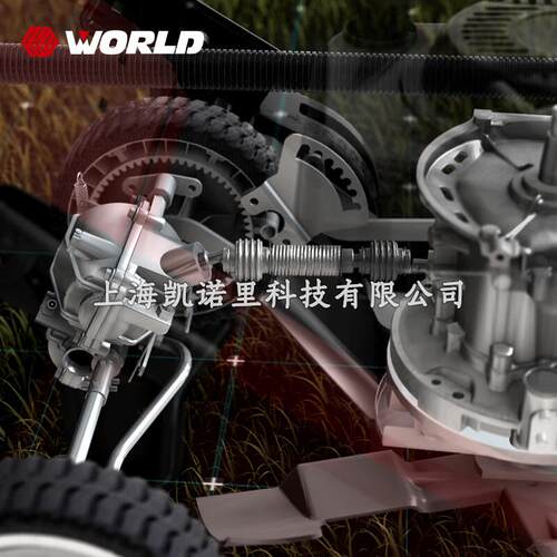 WORLD沃得21寸铝合金自走草坪机WLZ21HS-JH55-A型 GXV160动力割草
