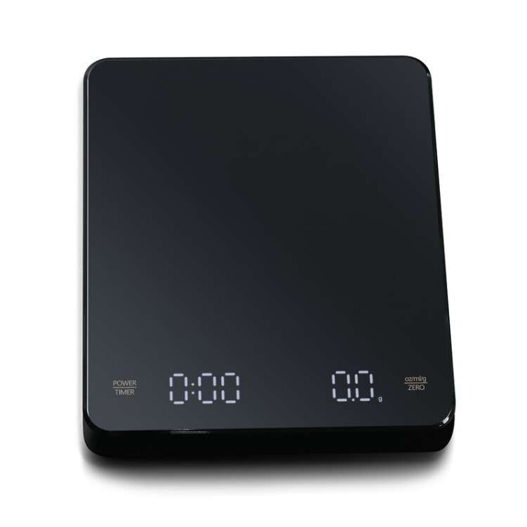 手冲咖啡电子秤带计时3kg家用厨房秤LED隐屏充电咖啡称托盘多功能