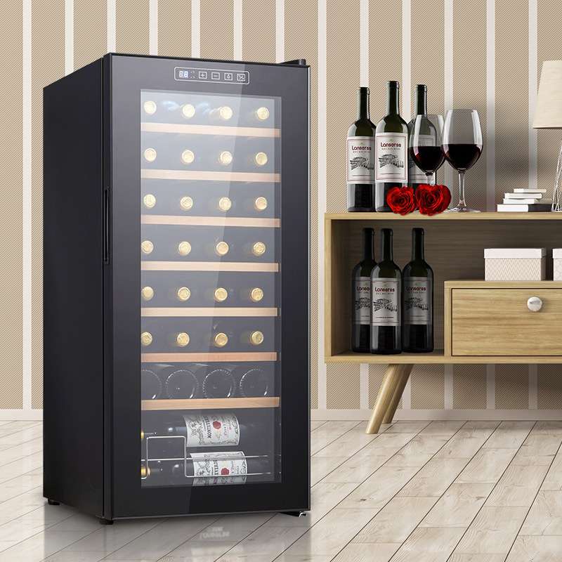 智能恒温酒柜红酒酒柜实木商用酒柜220v/110v红酒柜工厂供应