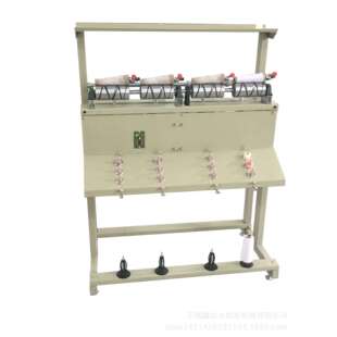 高速倒毛机 可调速 双上蜡 操作简单 一个电机带四个槽筒